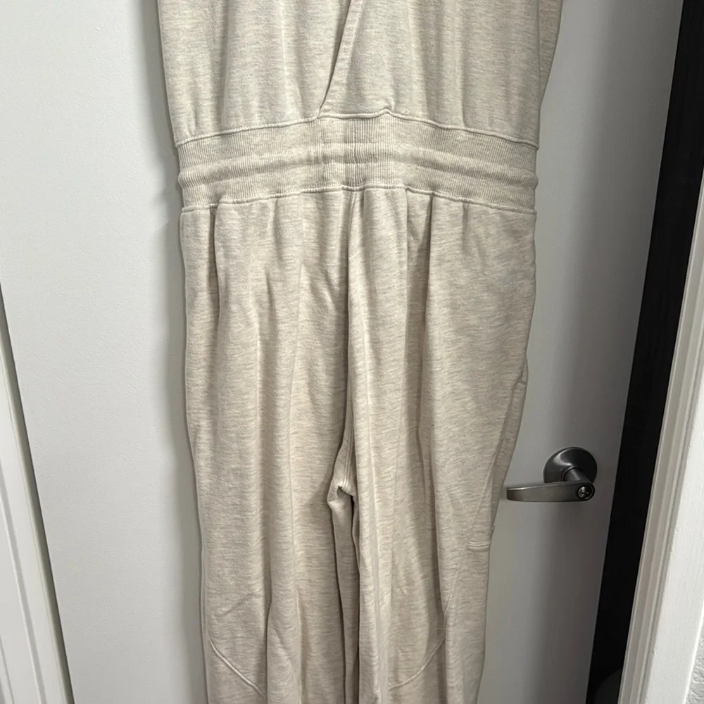 FP Movement Cream Jumpsuit with Self-Tie Waist - Picture 7 of 8
